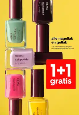 HEMA alle nagellak en gellak aanbieding