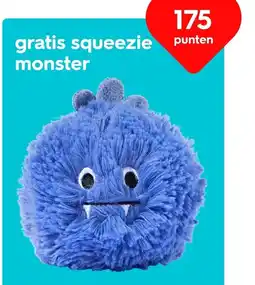 HEMA Gratis squeezie punten monster aanbieding