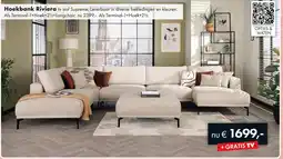 Woonsquare Hoekbank Riviera aanbieding