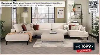 Hoekbank Riviera