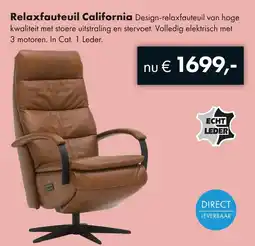 Woonsquare Relaxfauteuil California aanbieding