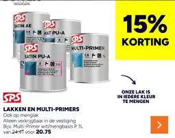 BOUWMAAT Lakken en multi-primers aanbieding