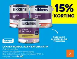 BOUWMAAT Lakken rubbol az en satura satin aanbieding