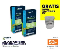 BOUWMAAT Ardaflex flexmortel poedertegellijm 25 kg aanbieding