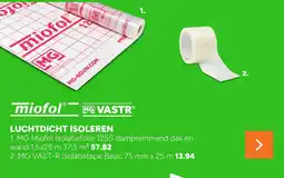 BOUWMAAT Luchtdicht isoleren aanbieding