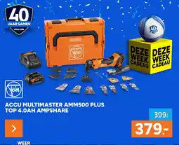 BOUWMAAT Accu multimaster amm500 plus top 4.0ah ampshare aanbieding