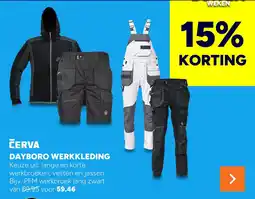 BOUWMAAT Cerva dayboro werkkleding aanbieding