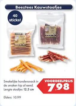 Huisdier Voordeelshop Beeztees Kauwstaafjes aanbieding