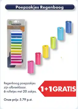 Huisdier Voordeelshop Poepzakjes Regenboog aanbieding
