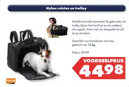 Huisdier Voordeelshop Nylon reistas en trolley aanbieding