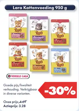Huisdier Voordeelshop Lara Kattenvoeding 950 g aanbieding