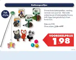 Huisdier Voordeelshop Kattenspeeltjes aanbieding