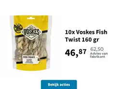 Plein.nl 10x Voskes Fish Twist 160 gr aanbieding