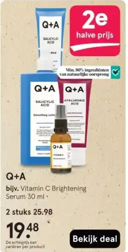 Etos Q+A aanbieding
