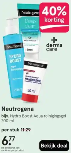 Etos Neutrogena aanbieding