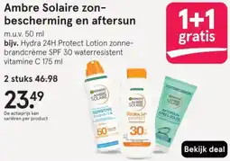 Etos Ambre Solaire zonbescherming en aftersun aanbieding