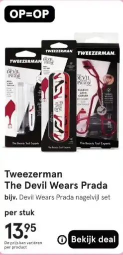 Etos Tweezerman The Devil Wears Prada aanbieding
