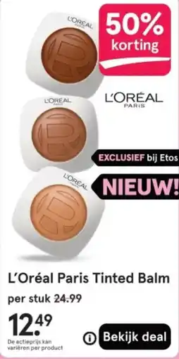 Etos L'Oréal Paris Tinted Balm aanbieding