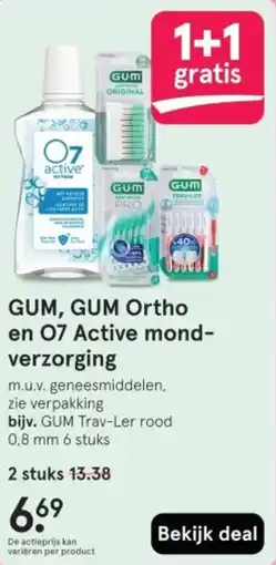 Etos GUM, GUM Ortho en 07 Active mondverzorging aanbieding