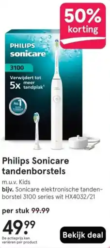 Etos Philips Sonicare tandenborstels aanbieding