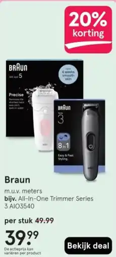 Etos Braun aanbieding