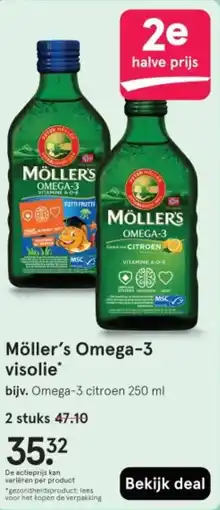 Etos Möller's Omega-3 visolie aanbieding