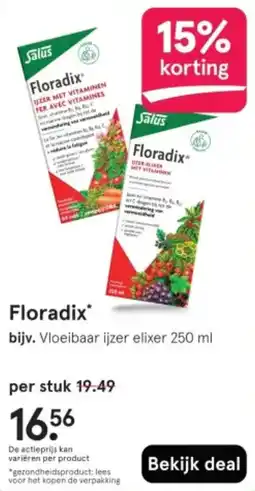 Etos Floradix aanbieding