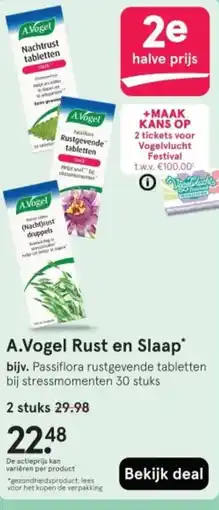 Etos A.Vogel Rust en Slaap aanbieding
