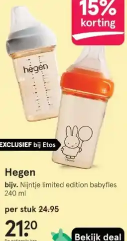 Etos Hegen aanbieding