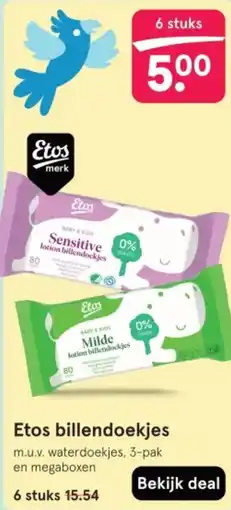 Etos Etos billendoekjes aanbieding