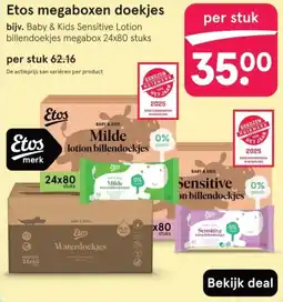 Etos Etos megaboxen doekjes aanbieding