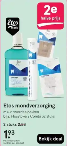 Etos Etos mondverzorging aanbieding