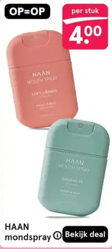 Etos HAAN mondspray aanbieding