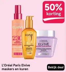 Etos L'Oréal Paris Elvive maskers en kuren aanbieding