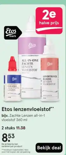 Etos Etos lenzenvloeistof aanbieding