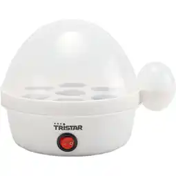 Bol.com Tristar EK-3074 - Eierkokers Elektrisch - 350W - Voor 7 eieren incl. maatbeker en eierprikker - Wit aanbieding