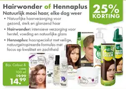 Gezond & Wel Hairwonder of Hennaplus aanbieding