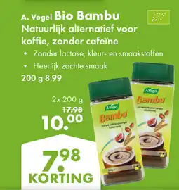 Gezond & Wel A. Vogel Bio Bambu aanbieding