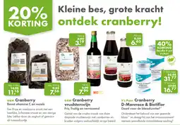 Gezond & Wel Kleine bes, grote kracht ontdek cranberry! aanbieding