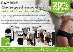 Gezond & Wel BAMBOO Ondergoed en Sokken aanbieding