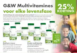 Gezond & Wel G&W Multivitamines voor elke levensfase aanbieding