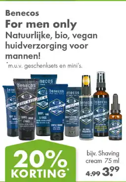 Gezond & Wel Benecos For men only aanbieding