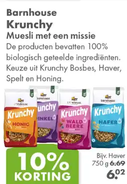 Gezond & Wel Barnhouse Krunchy aanbieding