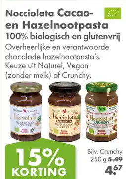 Gezond & Wel Nocciolata Cacao- en Hazelnootpasta aanbieding
