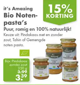 Gezond & Wel it’s Amazing Bio Noten-pasta's aanbieding