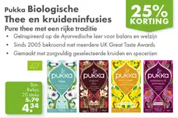 Gezond & Wel Pukka Biologische Thee en kruideninfusies aanbieding