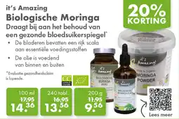 Gezond & Wel it’s Amazing Biologische Moringa aanbieding