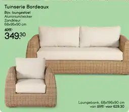 Leen Bakker Tuinserie Bordeaux Bijv. loungestoel aanbieding