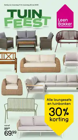 Leen Bakker Tuin Feest aanbieding