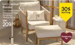Leen Bakker Loungestoel Bandol Incl. voetenbankje aanbieding